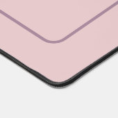 Elegant Dusty Roos Roze Gepersonaliseerd Bureaumat (Hoek)