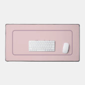 Elegant Dusty Roos Roze Gepersonaliseerd Bureaumat (Keyboard & Muis)