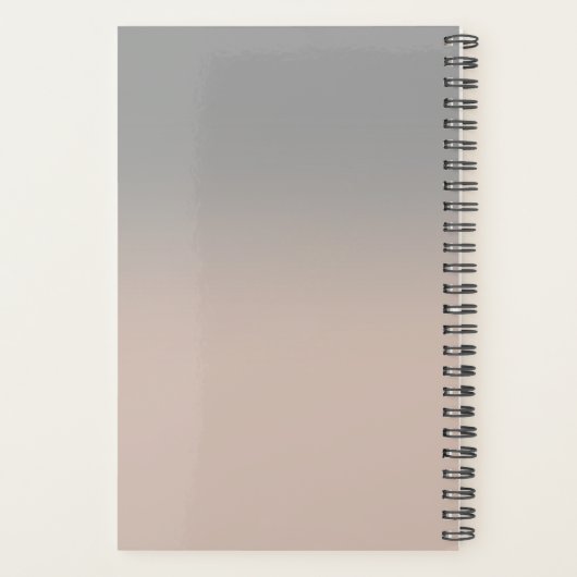 Elegant Dusty Roos Wedding Planner (Achterkant)