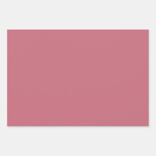 Elegant Dusty Rose Pink Rococo Revival Toile  Inpakpapier Vel (Voorkant 2)