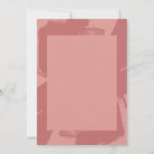 Elegant Dusty Rose Wedding of Love Invitation Kaart (Achterkant)