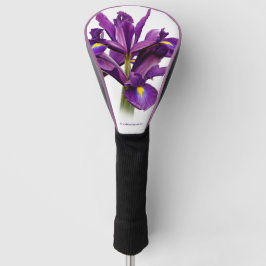 Elegant Dutch Iris Paarse Sensation Flowers Golfheadcover