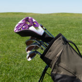 Elegant Dutch Iris Paarse Sensation Flowers Golfheadcover (Insitu)