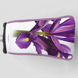 Elegant Dutch Iris Paarse Sensation Flowers Golfheadcover