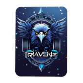 Elegant Eagle Logo Save the Date Card | Modern Min Magneet (Verticaal)