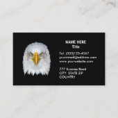 Elegant Eagle op zwart-wit Visitekaartje (Voorkant)