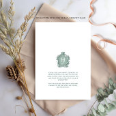 Elegant Earthy Tones Watercolor Wedding Monogram Kaart