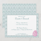 Elegant Easter Brunch Uitnodiging (Voorkant / Achterkant)