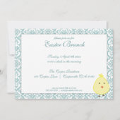 Elegant Easter Brunch Uitnodiging (Voorkant)