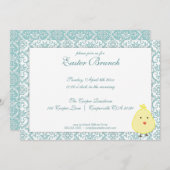 Elegant Easter Brunch Uitnodiging (Voorkant / Achterkant)
