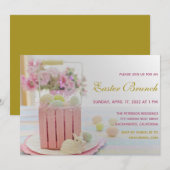 Elegant Easter Brunch Uitnodiging (Voorkant / Achterkant)