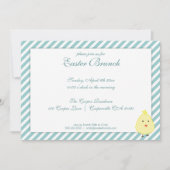 Elegant Easter Brunch Uitnodiging (Voorkant)