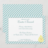 Elegant Easter Brunch Uitnodiging (Voorkant / Achterkant)