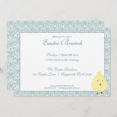 Elegant Easter Brunch Uitnodiging (Voorkant / Achterkant)