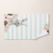 Elegant Easter Bunny striped Bad Handdoek (Handdoek)