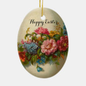 ELEGANT EASTER EASTER MET KLEURSTROMEN KERAMISCH ORNAMENT (Achterkant)