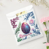 Elegant Easter Egg Botanical Art Bedankzakje (Gezegeld)