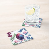 Elegant Easter Egg Botanical Art Kartonnen Onderzetters (Insitu)