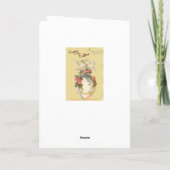 Elegant Easter Egg met Duiven Happy Easter Feestdagen Kaart (Achterkant)