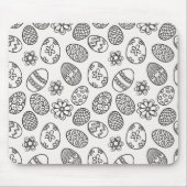 Elegant Easter Eggs Floral Pattern | Mousepad Muismat (Voorkant)