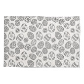 Elegant Easter Eggs Floral Pattern | Proefcase Kussensloop (Achterkant-Links)