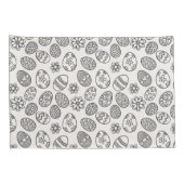 Elegant Easter Eggs Floral Pattern | Proefcase Kussensloop (Achterkant-Rechts)