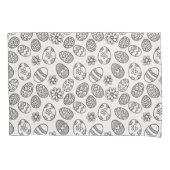 Elegant Easter Eggs Floral Pattern | Proefcase Kussensloop (Voorkant-Links)