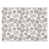 Elegant Easter Eggs Floral Pattern | Tablecloth Tafelkleed (Voorkant (Horizontaal))