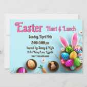 Elegant Easter Nest en Ears Kaart (Voorkant)