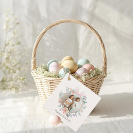 Elegant Easter Photo Favor Tags Bedankjes Labels