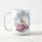 Elegant Easter Rabbit design Koffiemok (Links)