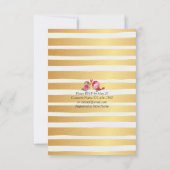 Elegant EAT-Drink en huwelijkshuwelijk Kaart (Achterkant)