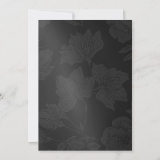 Elegant EAT-Drink en huwelijkshuwelijk Kaart (Achterkant)