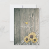 Elegant EAT-Drink en huwelijkshuwelijk Kaart (Achterkant)