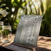 Elegant EAT-Drink en huwelijkshuwelijk Kaart