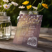 Elegant EAT-Drink en huwelijkshuwelijk Kaart