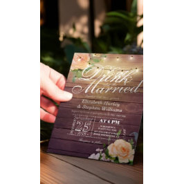 Elegant EAT-Drink en huwelijkshuwelijk Kaart