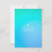 Elegant EAT-Drink en huwelijkshuwelijk Kaart (Achterkant)