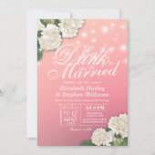 Elegant EAT-Drink en huwelijkshuwelijk Kaart (Voorkant)