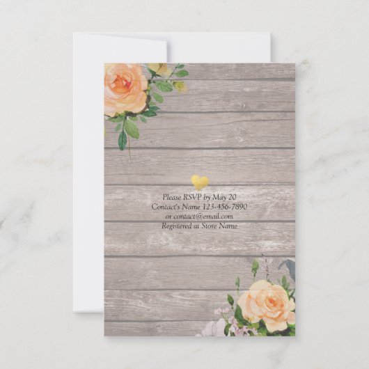 Elegant EAT-Drink en huwelijkshuwelijk Kaart (Achterkant)