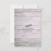 Elegant EAT-Drink en huwelijkshuwelijk Kaart (Achterkant)