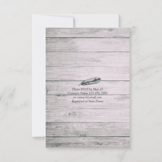 Elegant EAT-Drink en huwelijkshuwelijk Kaart (Achterkant)