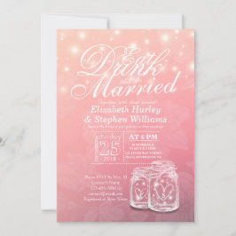 Elegant EAT-Drink en huwelijkshuwelijk Kaart