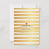 Elegant EAT-Drink en huwelijkshuwelijk Kaart (Achterkant)