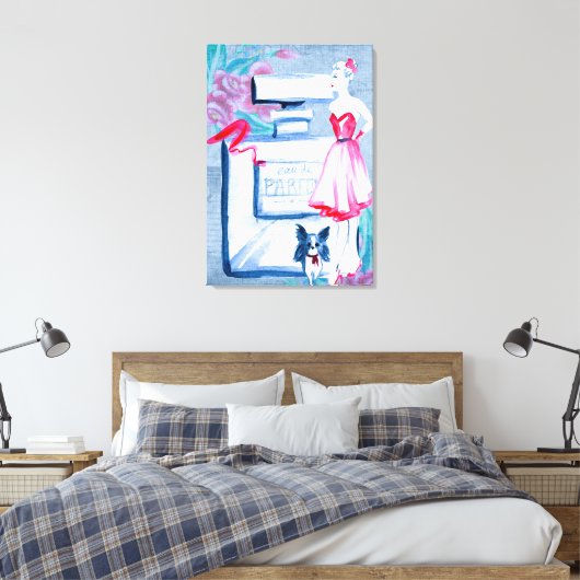  Elegant Eau de Parfum Dames Boudoir Canvas Afdruk (Insitu (Slaapkamer))
