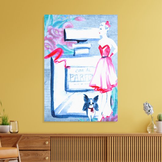  Elegant Eau de Parfum Dames Boudoir Canvas Afdruk (Insitu (Woonkamer))