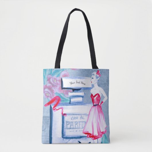  Elegant Eau de Parfum Dames Boudoir Tote Bag (Voorkant)