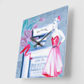  Elegant Eau de Parfum Dames Boudoir Vierkante Klok (Hoek)