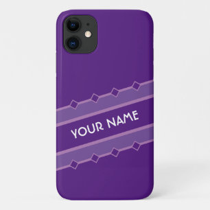 Elegant edelachtbare violetband met jouw naam Case-Mate iPhone case