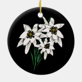 Elegant Edelweiss ornament (Achterkant)